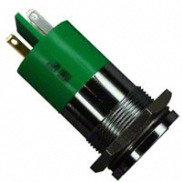 APEM Inc. - Q22F1CXXG110E - INDICATOR 110V 22MM FLUSH GREEN