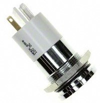 APEM Inc. - Q22F1CXXW12E - INDICATOR 12V 22MM FLUSH WHITE