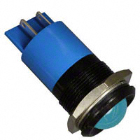 APEM Inc. - Q22P1BXXB12E - INDICATOR 12V 22MM PROMINENT BLU