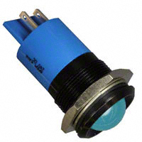 APEM Inc. - Q22P1BXXB24E - INDICATOR 24V 22MM PROMINENT BLU