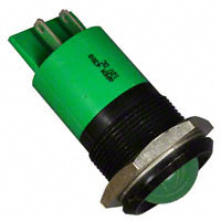 APEM Inc. - Q22P1BXXG12E - INDICATOR 12V 22MM PROMINENT GRN