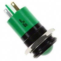 APEM Inc. - Q22P1BXXG24E - INDICATOR 24V 22MM PROMINENT GRN
