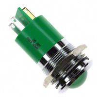 APEM Inc. - Q22P1CXXG12E - INDICATOR 12V 22MM PROMINENT GRN