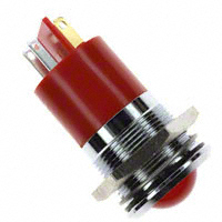 APEM Inc. - Q22P1CXXR12E - INDICATOR 12V 22MM PROMINENT RED