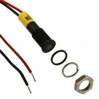 APEM Inc. - Q6F3BXXY24E - LED PM INDICATOR FLUSH YLW