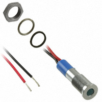 APEM Inc. - Q6F3CXXB24E - LED PANEL MOUNT INDICATOR BLUE