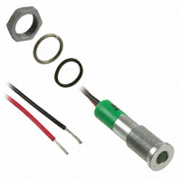 APEM Inc. - Q6F3CXXG24E - LED PANEL MOUNT INDICATOR GRN