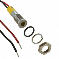 APEM Inc. - Q6F3CXXY24E - LED PANEL MOUNT INDICATOR YLW