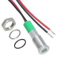 APEM Inc. - Q6F7CXXG02E - LED PM INDICATOR FLUSH GREEN