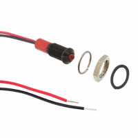 APEM Inc. - Q6P3BXXR24E - LED PANEL MOUNT INDICATOR RED