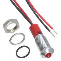APEM Inc. - Q6P3CXXR12E - LED PANEL MOUNT INDICATOR RED