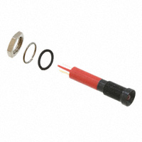 APEM Inc. - Q6R1BXXR24E - INDICATOR 24V 6MM RECESSED RED