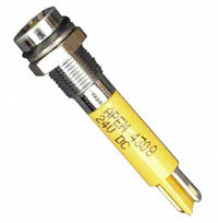 APEM Inc. - Q6R1CXXY24E - INDICATOR 24V 6MM RECESSED YEL
