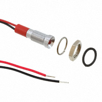 APEM Inc. - Q6R3CXXR12E - LED PM INDICATOR RECESSED RED