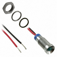 APEM Inc. - Q6R7CXXB02E - LED PM INDICATOR RECESSED BLUE