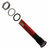 APEM Inc. - Q8F1BXXR24E - INDICATOR 24V 8MM FLUSH RED