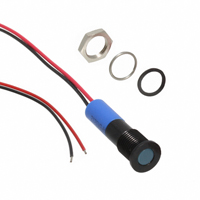 APEM Inc. - Q8F3BXXB12E - LED PM INDICATOR FLUSH BLUE