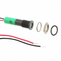 APEM Inc. - Q8F3BXXG24E - LED PM INDICATOR FLUSH GREEN