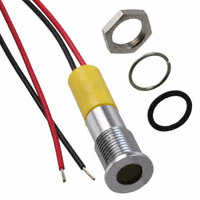 APEM Inc. - Q8F3CXXY12E - LED PM INDICATOR FLUSH YELLOW