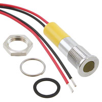 APEM Inc. - Q8F3CXXY24E - LED PM INDICATOR FLUSH YELLOW