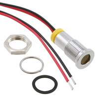 APEM Inc. - Q8F7CXXY02E - LED PM INDICATOR FLUSH YLW