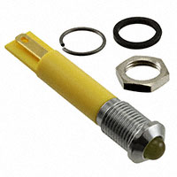 APEM Inc. - Q8P1CXXHY02E - 8MM PRMNT CHRM HYPR YLW 2VDC