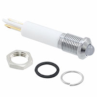 APEM Inc. - Q8P1CXXW12E - INDICATOR 12V 8MM PROMINENT WHT