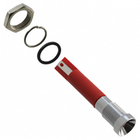 APEM Inc. - Q8R1CXXR24E - INDICATOR 24V 8MM RECESSED RED