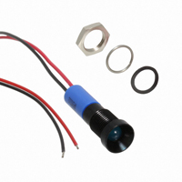 APEM Inc. - Q8R3BXXB24E - LED PM INDICATOR RECESSED BLUE