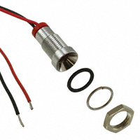 APEM Inc. - Q8R7BXXR02E - LED PM INDICATOR RECESSED RED