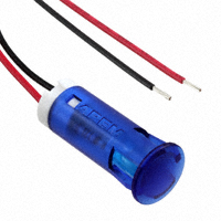 APEM Inc. - QS103XXB12 - INDICATOR 10MM FIXED BL 12V WIRE