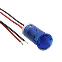 APEM Inc. - QS123XXHB110 - INDICATOR 12MM FIXED HI BLU 110V