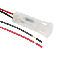 APEM Inc. - QS83XXW12 - INDICATOR 8MM FIXED WHT 12V WIRE