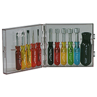 Apex Tool Group - PS130 - NUT/SCREWDRIVER SET W/CASE 11PC