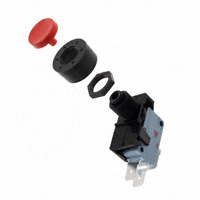 Bulgin - 3832510MR - SWITCH PUSHBUTTON SPDT 16A 250V