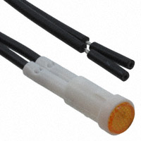 Bulgin - LE2950WL5A - LED PNL MNT 125/250V AMBER