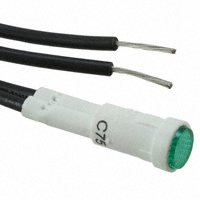 Bulgin - LE2950WL5G - LED PNL MNT 125/250V GREEN