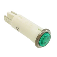 Bulgin - LE67C5G - LED PNL MNT 125/250V GREEN