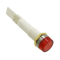 Bulgin - NL177C2R - LAMP NEON PNL MNT 125V RED