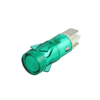 Bulgin - NL2870C2G - LAMP NEON PNL MNT 125V GREEN