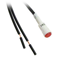 Bulgin - NL2950WL2R - LAMP NEON PNL MNT 125V RED