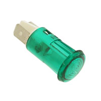 Bulgin - NL589C2G - LAMP NEON PNL MNT 125V GREEN