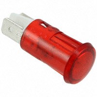 Bulgin - NL589C2R - LAMP NEON PNL MNT 125V RED