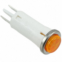 Bulgin - NL67C2A - LAMP NEON PNL MNT 125V AMBER