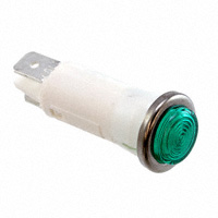 Bulgin - NL67C2G - LAMP NEON PNL MNT 125V GREEN