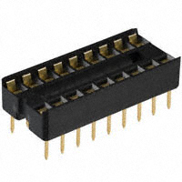 Assmann WSW Components - A18-LCG-T-R - CONN IC DIP SOCKET 18POS GOLD