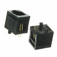 Assmann WSW Components - A-2014-0-4-R - CONN MOD JACK 6P4C VERT UNSHLD