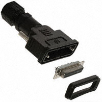 Assmann WSW Components - A-DF25-HOOD-WP - CONN D-SUB RCPT 25P STR SLDR CUP