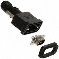 Assmann WSW Components - A-DS09-HOOD-WP - CONN DSUB PLUG 9POS STR SLDR CUP