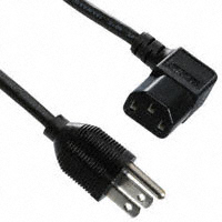 Assmann WSW Components - AK500/U-1 - PWR CORD IEC ANGLED-PWR PLUG